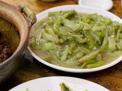 虾酱芋头梗-海口滨海新村143号海南老字号炒菜店