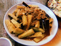 蛤蜊肉拌茄子-华春餐馆(鱼山路店)