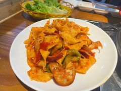 拌海螺片-红辣椒八爪鱼特色韩国料理