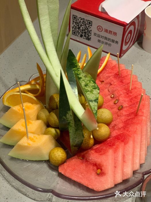 海底捞火锅(来福士广场店)水果图片