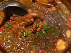 鸭爪粉丝煲-老头儿油爆虾(星光一期店)