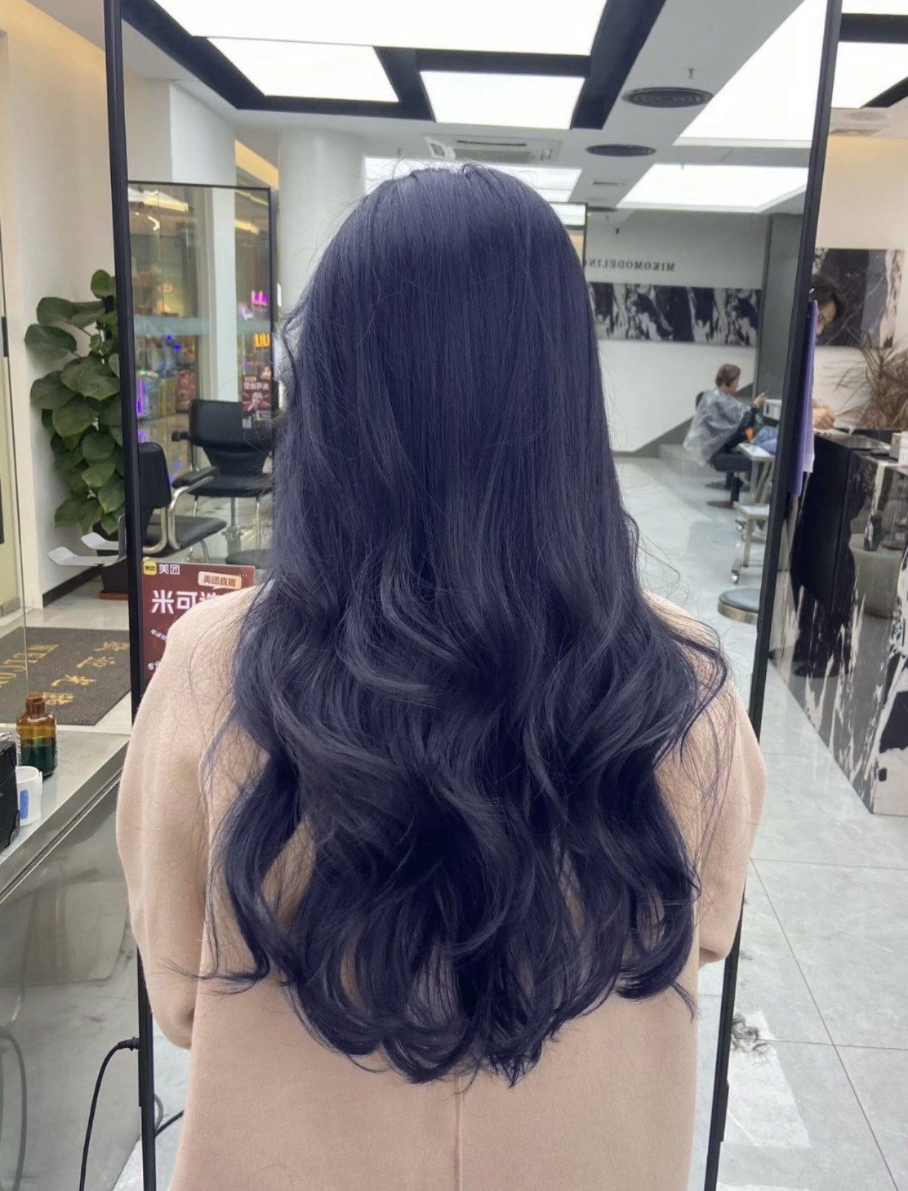 显白发色 雾霾蓝