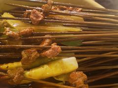 -拈签一笑黄牛肉辣卤串串