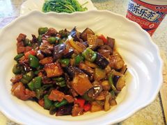 茄子肉丁小公鸡双拼拌面-文三里屯面馆(三里屯店)