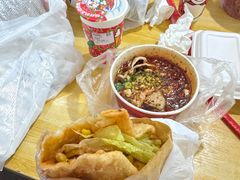 -小红车炸蛋葱油饼