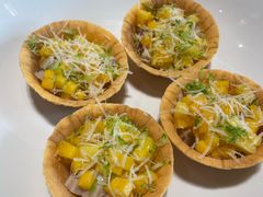 香芒脆塔鹅肝冻-鱼痴渔醉·食鲜集(月亮湾店)