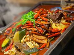 -探鱼·鲜青椒爽麻烤鱼(广州花都来又来店)