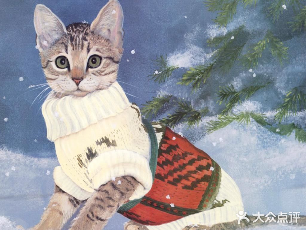 治愈心灵的猫咪画作