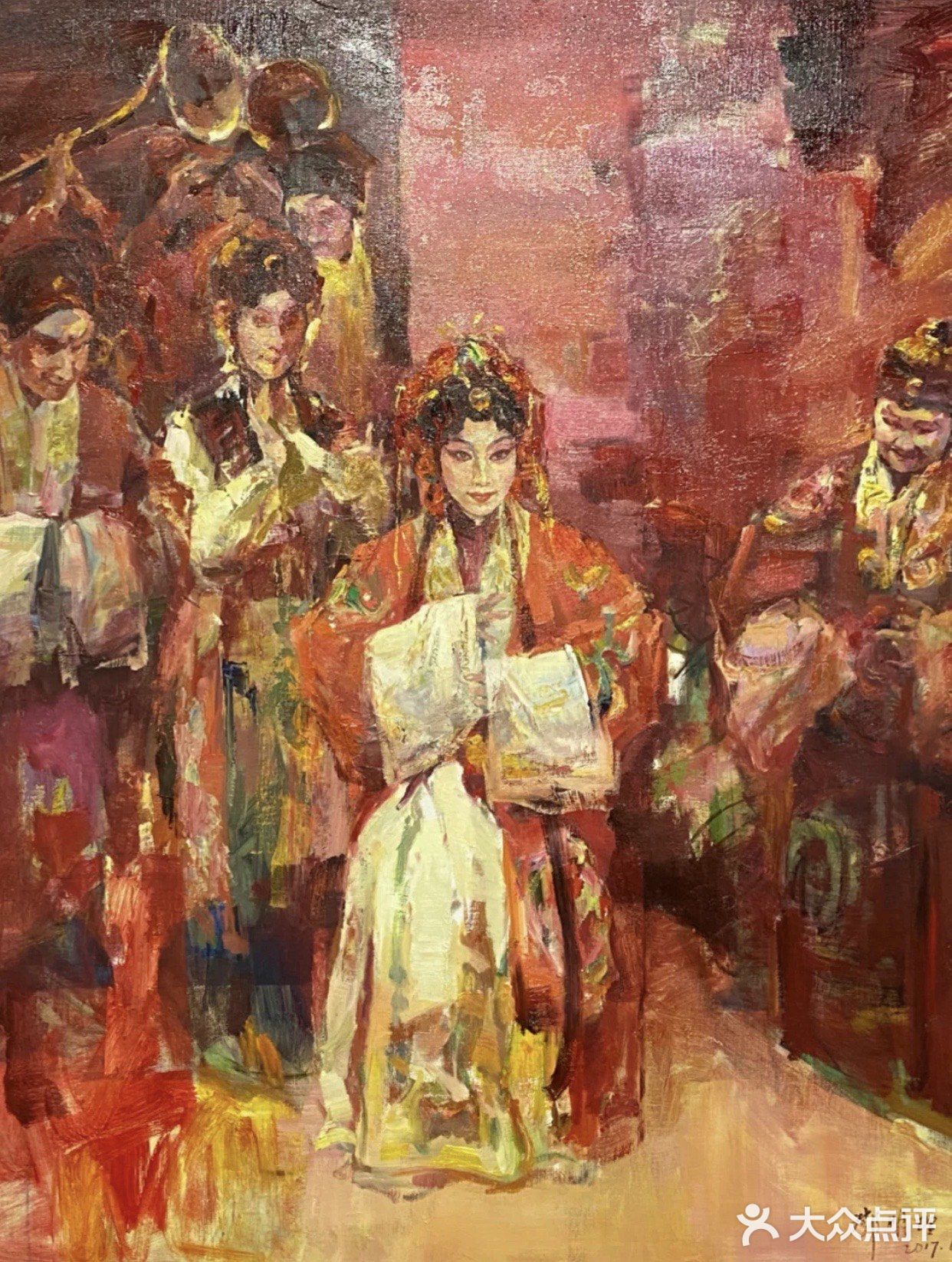 精美绝伦的戏曲艺术油画作品
