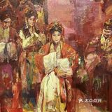 精美绝伦的戏曲艺术油画作品