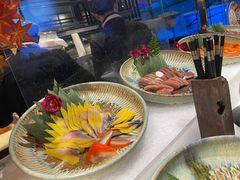 红黄希鳞鱼片刺身-喜庭海鲜自助(来福士店)