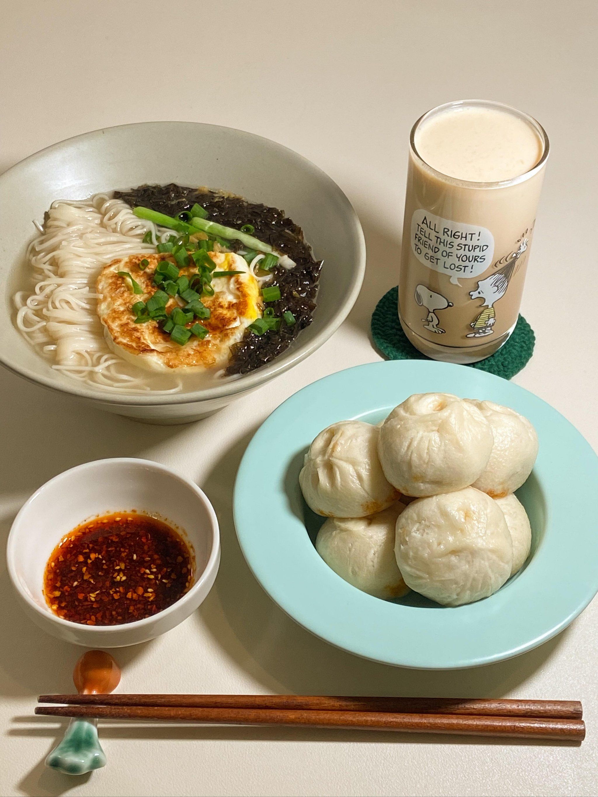 一人食早  清淡口的元气早餐🥣