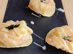 秘制芥味沙律蘸虾球-荷府私房菜