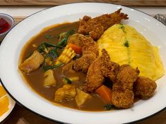 炸鸡块咖喱蛋包饭-池奈·咖喱蛋包饭(熙地港店)