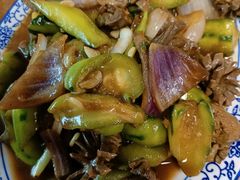 丝瓜炒鹅杂-下村新强记烧鹅店