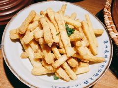 咸蛋黄炒茄子-吃饭皇帝大(解放西路店)