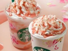 漫樱白桃风味茶拿铁-星巴克臻选(深圳万象天地旗舰店)
