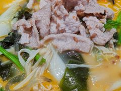 瘦肉片豆米鲜蔬锅-喜家德虾仁水饺(东海缤纷天地店)