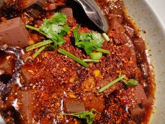 辣子蒜羊血-大厨小馆(华阳城店)