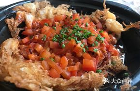 Sea Duck Egg Tomato Dish