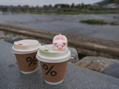 抹茶拿铁（热）-% Arabica咖啡(京都岚山店)