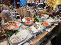 自助取餐区-广州希尔顿逸林酒店-OPEN開·全日制餐厅·海鲜·小火锅·自助餐(东风路店)