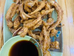 椒盐鱿鱼须-贞姨美食·老字号海鲜大排档