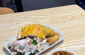 Chicken Leg and Shredded Chicken Rice