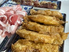 鸡蛋炸馒头片-大槐树烤肉馆