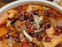 -东来菜馆•手抓海鲜家常菜•海鲜锅贴(鸽子窝店)