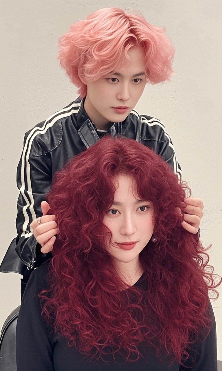 卷发女神的红色诱惑