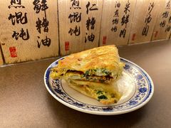 双蛋韭菜蛋饼-老客满蛋饼(双塔市集店)