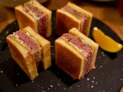纯血黑安格斯谷饲牛西冷三明治-salée