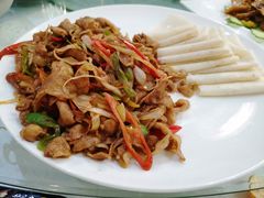 葱爆羊肉-郑庄脂渣海鲜楼(九水路店)