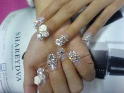 新娘甲全钻-星美甲