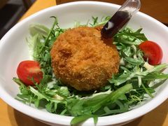 酥炸猪肉裹温泉蛋-胜博殿日式炸猪排(西红门店)