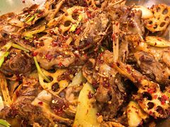 主打的干锅鸭头-安诚居干锅鸭头(八角店)