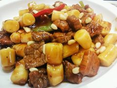 松子牛肉炒年糕-兔爸私家小厨(新北万达店)