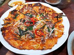 泡菜煎饼-神仙雪浓汤(明洞店)