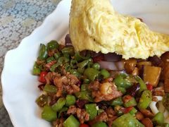 茄子肉丁小公鸡双拼拌面-文三里屯面馆(三里屯店)