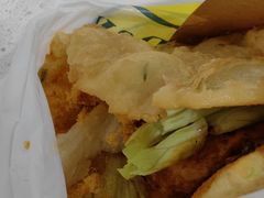 -小红车炸蛋葱油饼