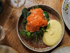 华夫饼配水波蛋烟熏三文鱼-BOR Eatery(安福路店)