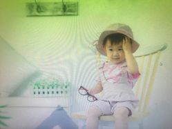 -海岸风光儿童摄影