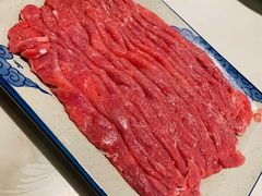 手切苏尼特羊后腿肉-宣武小院涮肉(前门店)