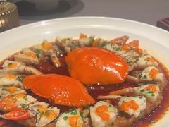 糟骨头黑豚肉碎蒸膏蟹-上海滩餐厅(BFC外滩金融中心店)