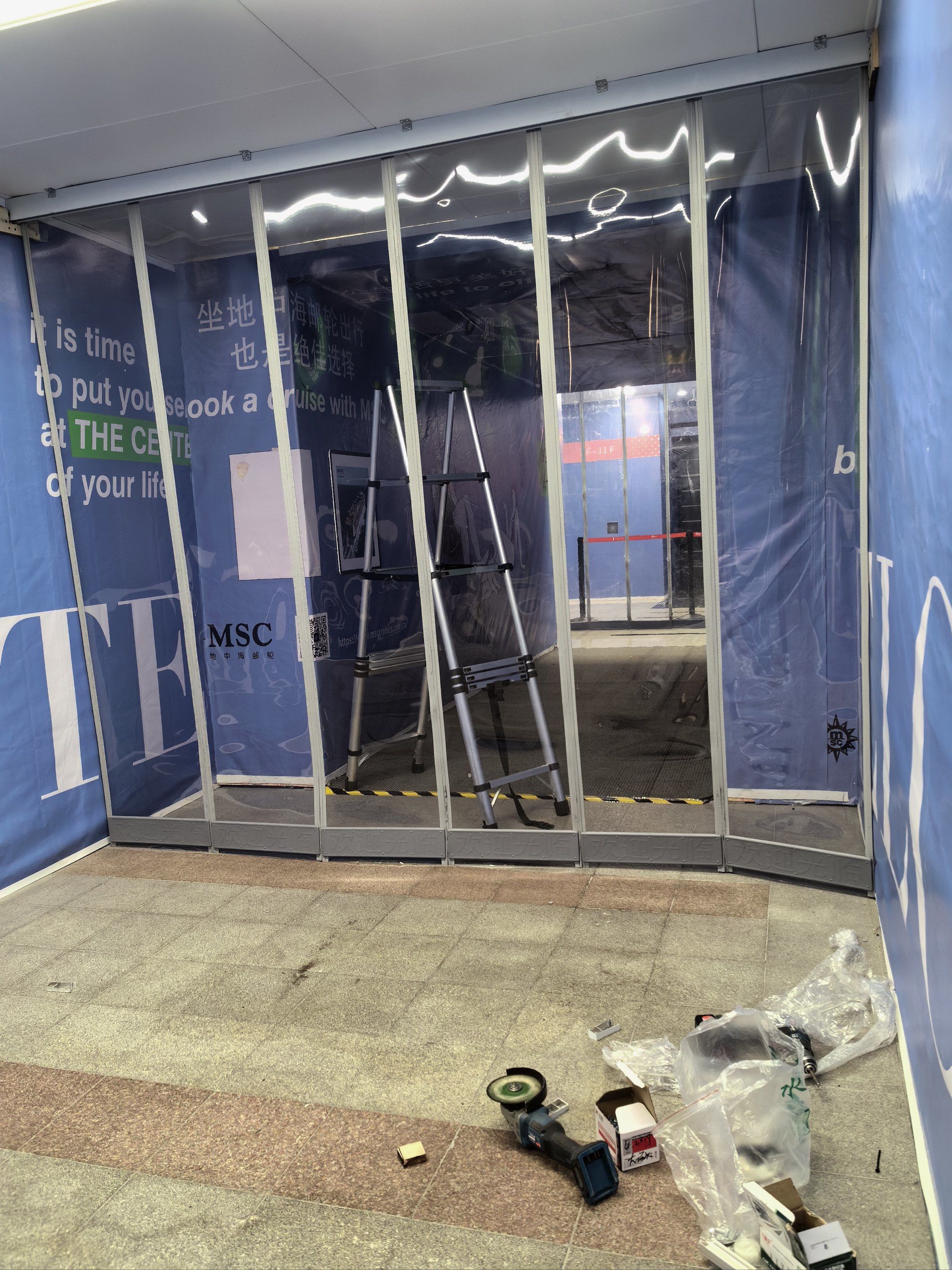 定制挡风门帘 商场 写字楼办公室包括家用均可