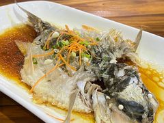 清蒸红眼鱼-下梅人家土菜馆(历史文化餐厅度假区店)