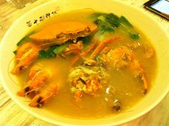 膏蟹汤面-十面欢腾·海鲜面·台式Bistro(长乐路店)