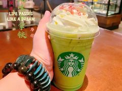漫樱白桃风味茶拿铁-星巴克(北京西大望路温特莱店)