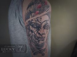 -幸运7纹身刺青Lucky7tattoo